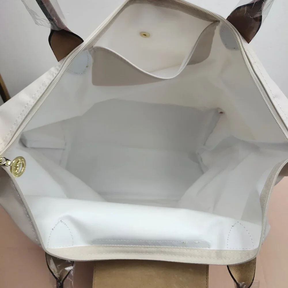 Longchamp Beige and Chocolate Tote - Picture 8 of 9